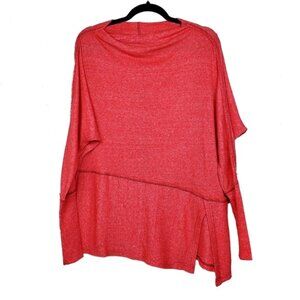 Free People Womens Londontown Long Sleeve Oversized Thermal Top Size XS